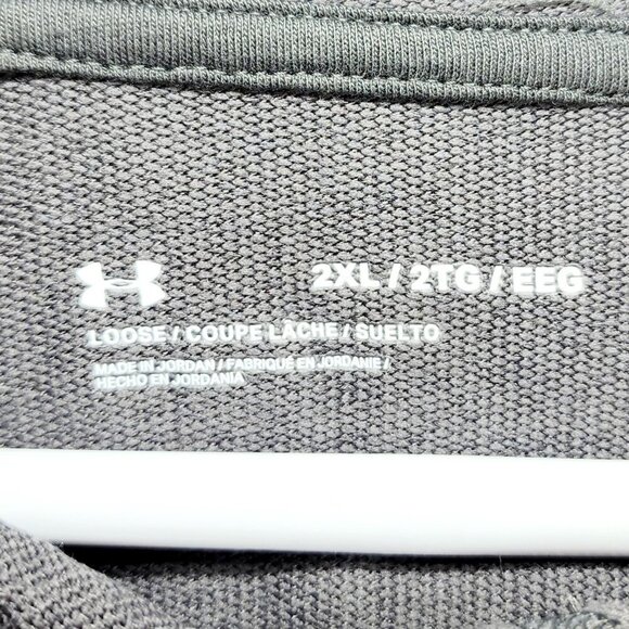 Men's Under Armour UA Rival Terry Cloth Pullover LIGHTWEIGHT Hoodie Size 2XL - Picture 14 of 16